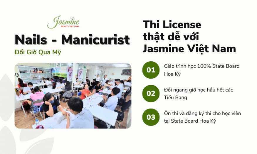 Chương trình học nghề Nail Mỹ