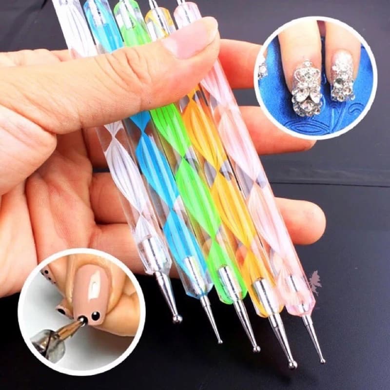 Cọ chấm bi – tạo họa tiết tròn đối xứng, chấm hoa và hình mini