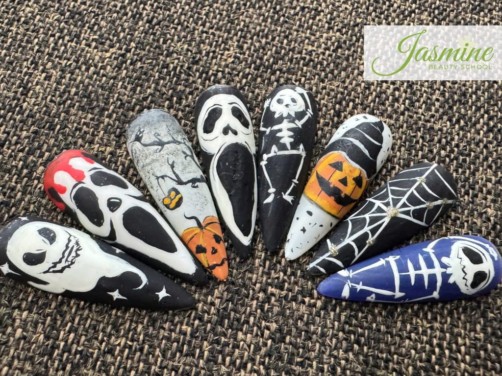 Sản phẩm học viên jasmine – kỹ thuật vẽ nhân vật và họa tiết Halloween