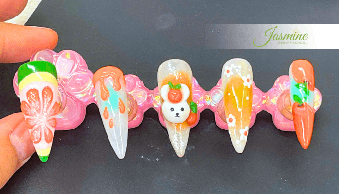 Sản phẩm Nails học viên tuần 1 – tháng 7/2025