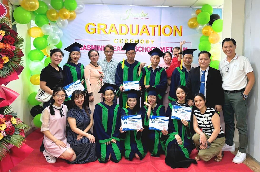 Lễ tốt nghiệp tại Jasmine Beauty School Việt Nam