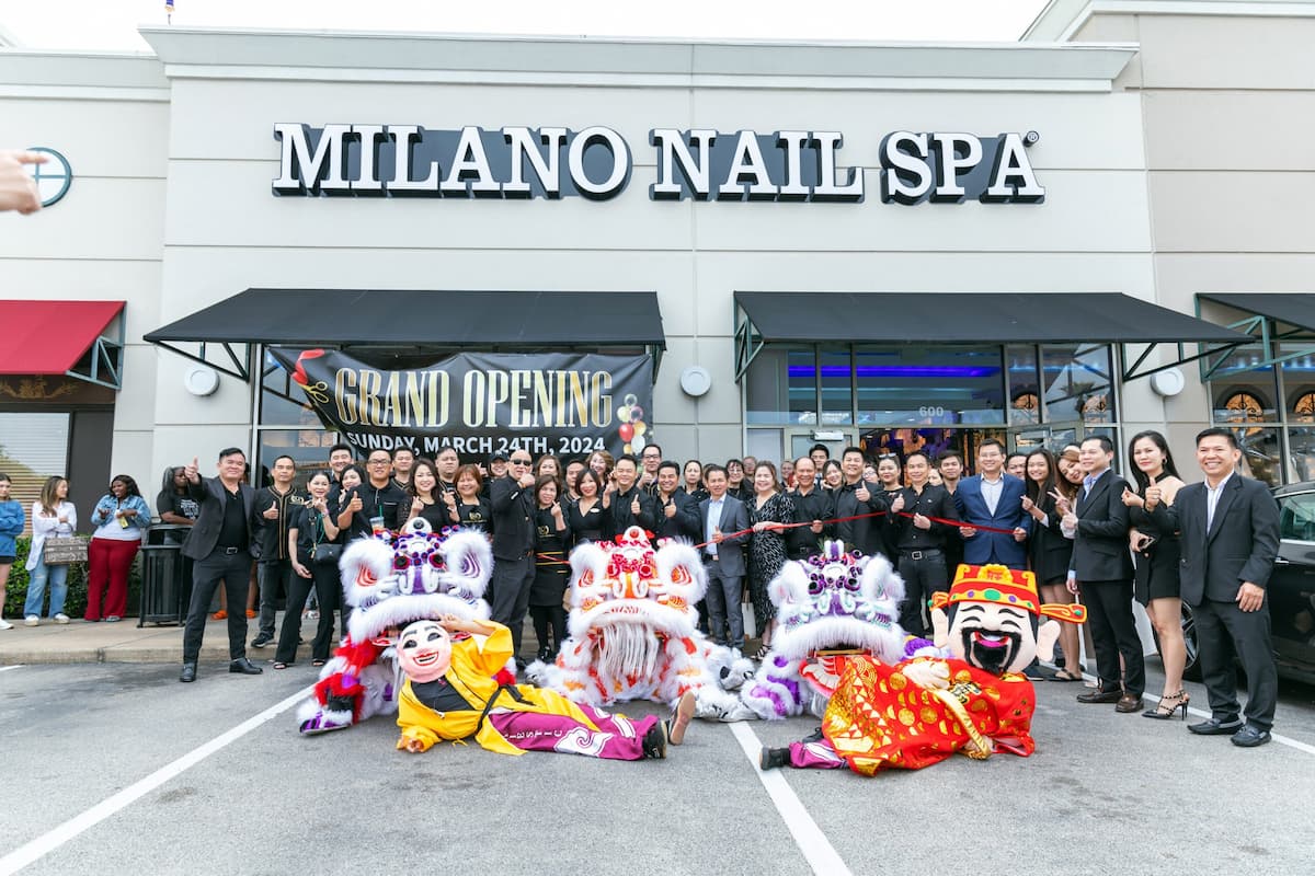 milano - tiệm nail người Việt lớn nhất texas với quy mô hơn 100 thợ nail