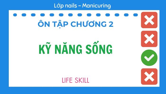 Ôn tập Chương 2 lớp Nails – Manicuring