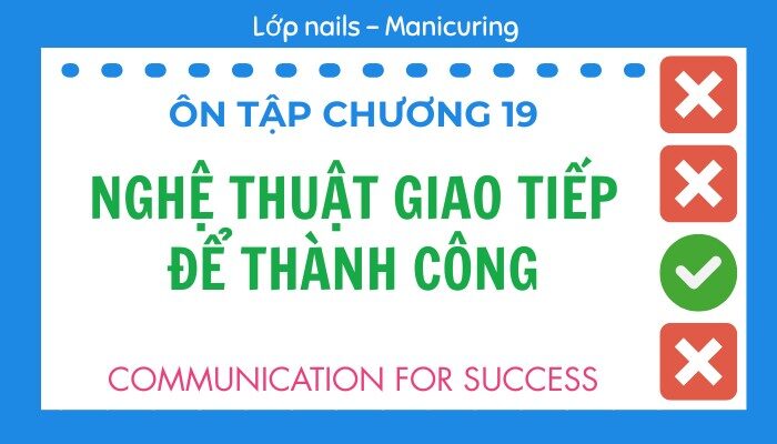Ôn tập Chương 19 lớp Nails – Manicuring