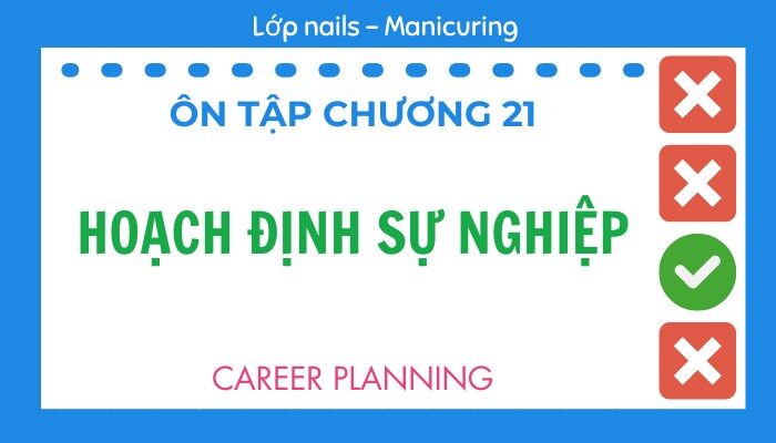 Ôn tập Chương 21 lớp Nails – Manicuring