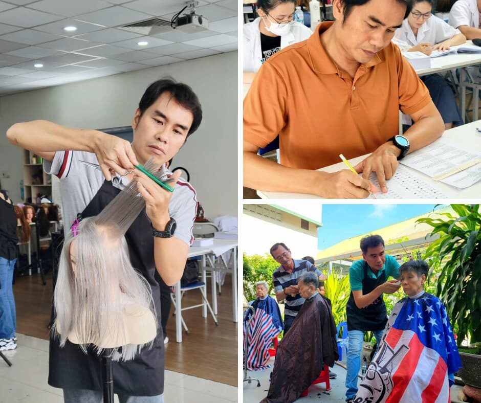 Học viên Trương Kinh Luân thi đậu Cosmetology License tại California