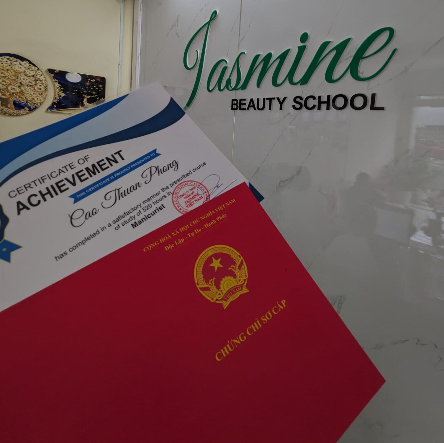 Bằng nghề Jasmine được công nhận tại Châu Âu