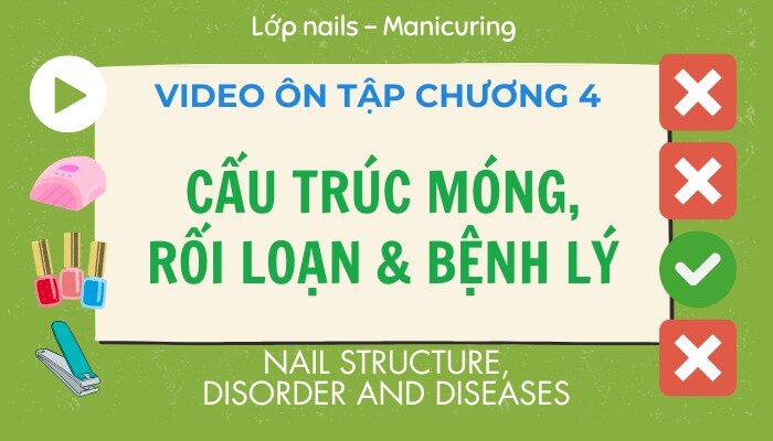 Video ôn tập Chương 04 lớp Nails – Manicuring