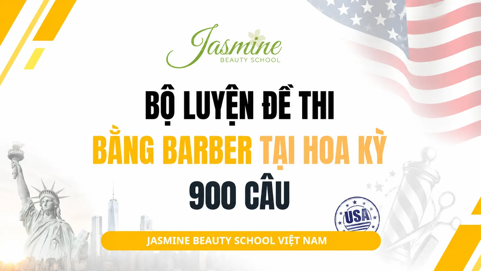 Barber – 900 câu Ôn tập Lý thuyết thi lấy bằng Barber tại Mỹ