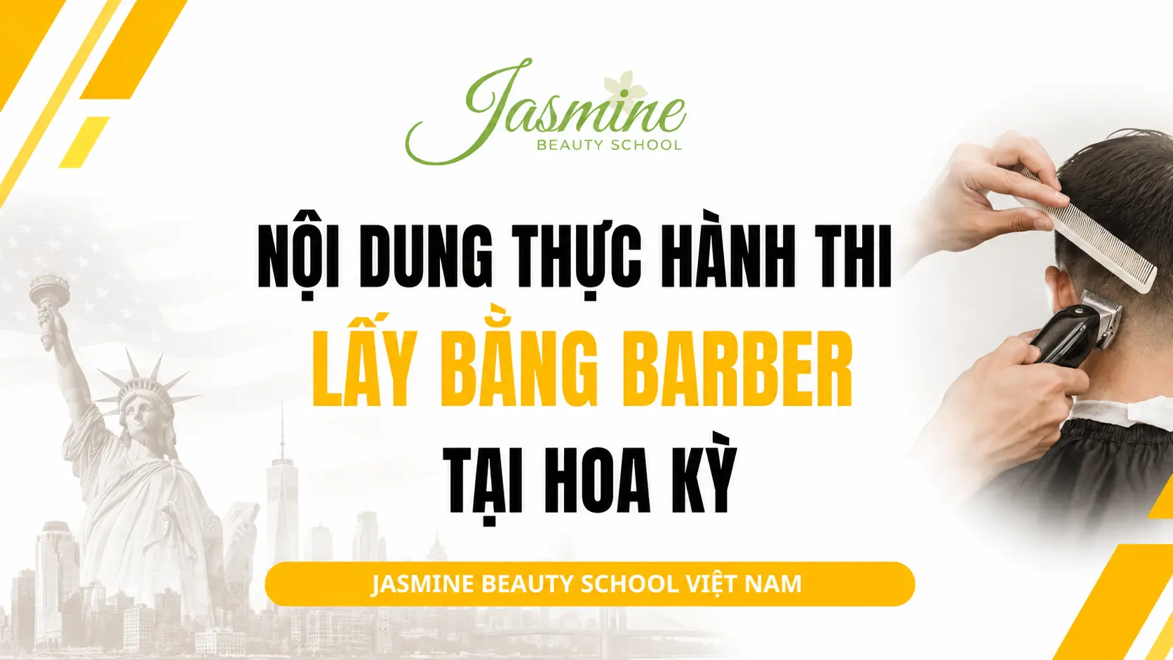 Barber – Nội dung thi thực hành Barber tại Mỹ